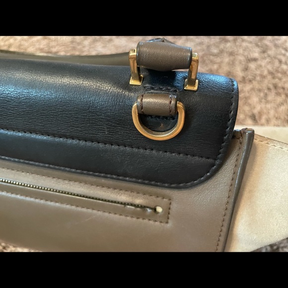 Authentic Celine Trapeze Bag Leather Medium - Picture 6 of 11